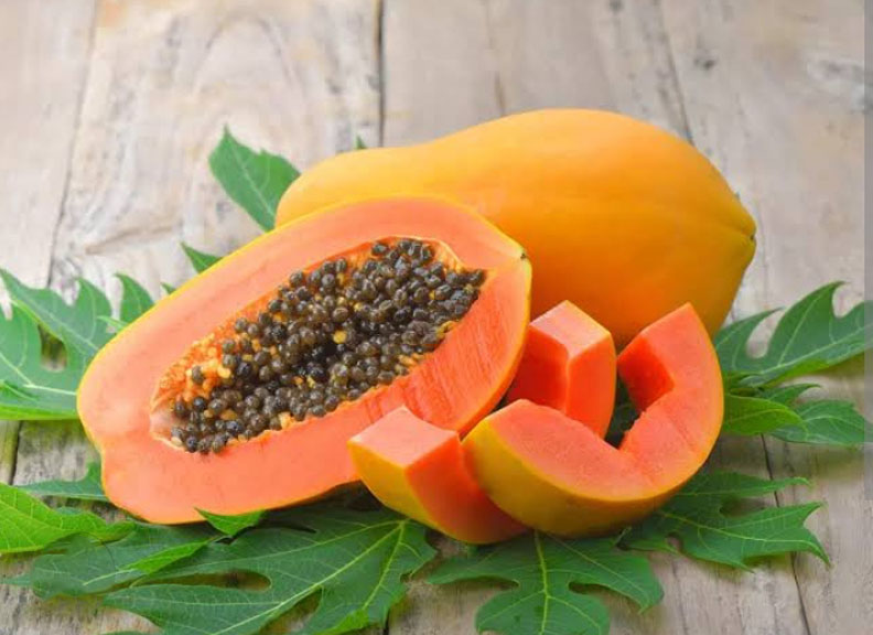 papaya leevs